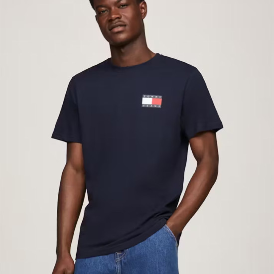 Tommy Hilfiger Ανδρική κοντομάνικη μπλούζα Slim Essential Flag Tee